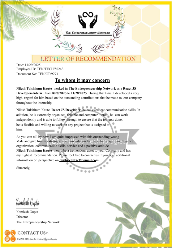 Loc Lor Examples Nilesh's Portfolio